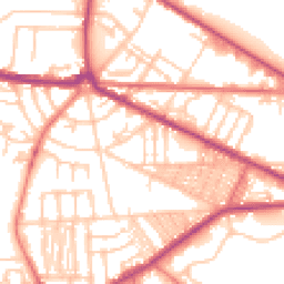 Daytime road noise heatmap for CH41 0AP