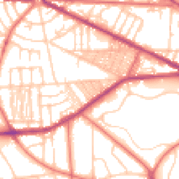 Daytime road noise heatmap for CH41 0BU