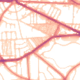 Daytime road noise heatmap for CH41 0BX