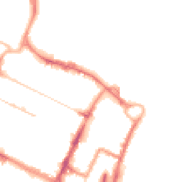 Night-time road noise heatmap for CH41 1AT