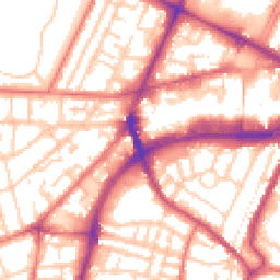 Daytime road noise heatmap for CH41 2QS