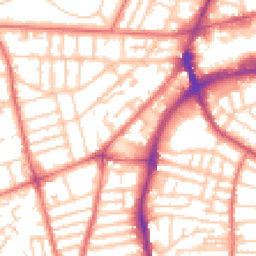 Daytime road noise heatmap for CH41 2TN