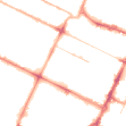 Night-time road noise heatmap for CH41 3RX