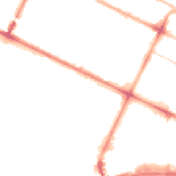 Night-time road noise heatmap for CH41 4BL