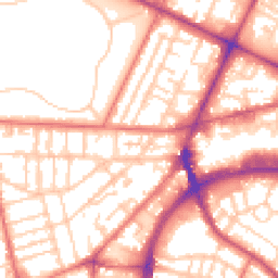 Daytime road noise heatmap for CH41 4DS