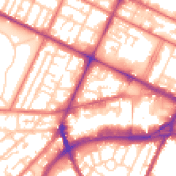 Daytime road noise heatmap for CH41 4FF
