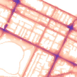 Daytime road noise heatmap for CH41 4HJ