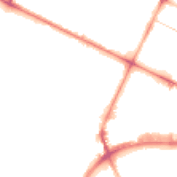 Night-time road noise heatmap for CH41 4LY