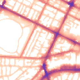 Daytime road noise heatmap for CH41 4LZ