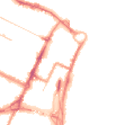 Night-time road noise heatmap for CH41 5HP