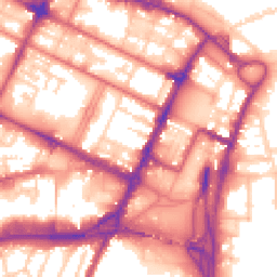 Daytime road noise heatmap for CH41 6SA