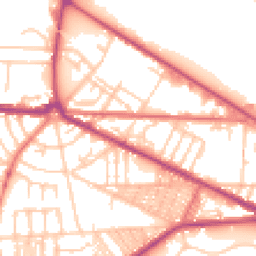 Daytime road noise heatmap for CH41 8JU