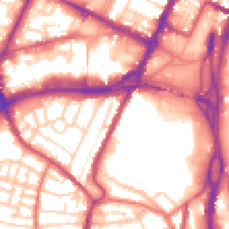 Daytime road noise heatmap for CH41 9BX