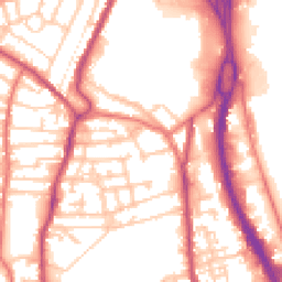 Daytime road noise heatmap for CH41 9DR