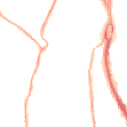 Night-time road noise heatmap for CH41 9DT