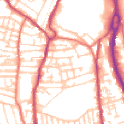 Daytime road noise heatmap for CH41 9EU