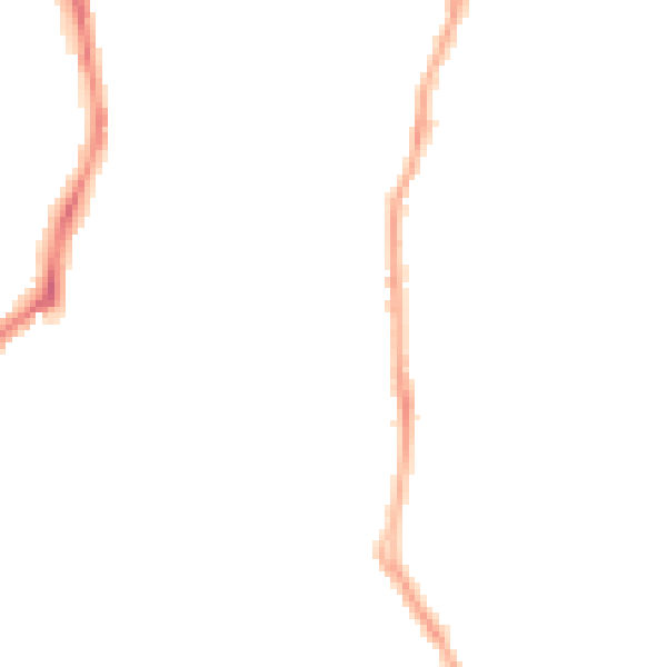 Night-time road noise heatmap for CH42 0ND