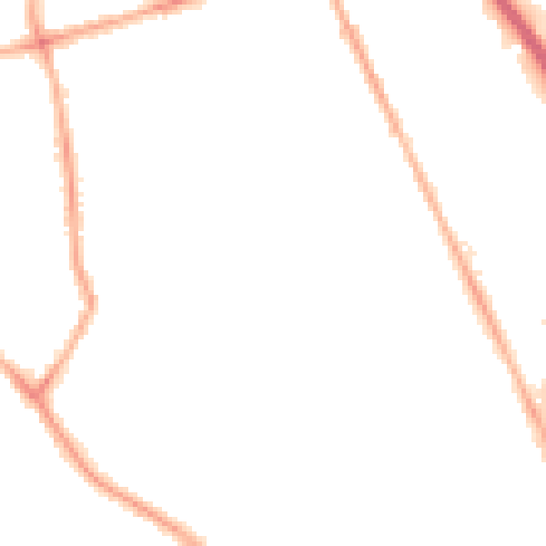 Night-time road noise heatmap for CH42 4RN