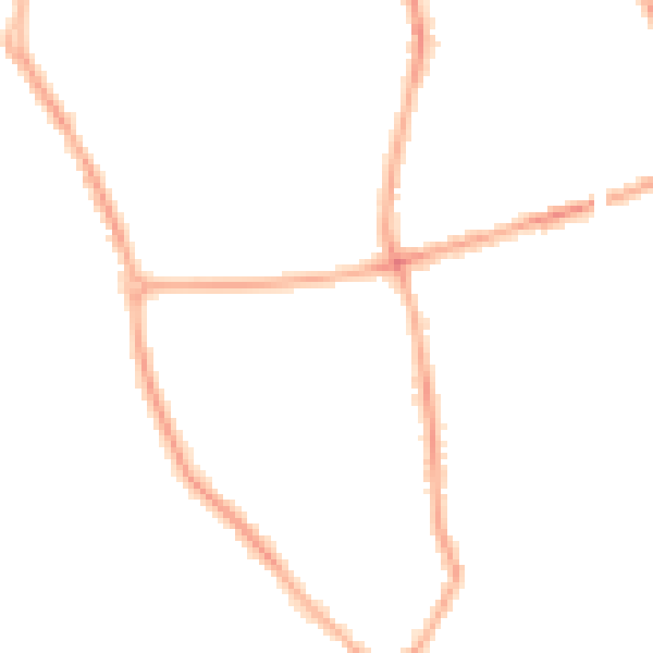 Night-time road noise heatmap for CH42 4SB