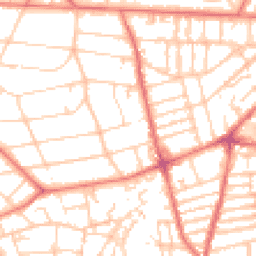 Daytime road noise heatmap for CH43 1TP