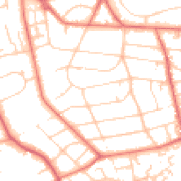 Daytime road noise heatmap for CH43 1TX