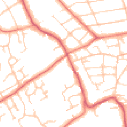 Daytime road noise heatmap for CH43 2GB