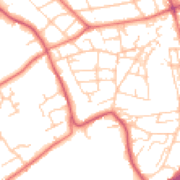 Daytime road noise heatmap for CH43 2HE