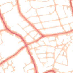 Daytime road noise heatmap for CH43 2JU