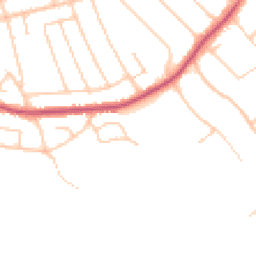 Daytime road noise heatmap for CH43 3BN