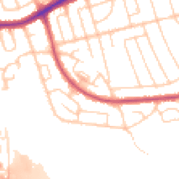 Daytime road noise heatmap for CH43 3DH