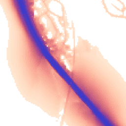 Daytime road noise heatmap for CH43 3DZ