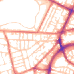Daytime road noise heatmap for CH43 4XA