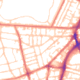Daytime road noise heatmap for CH43 4XY
