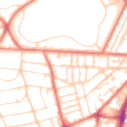 Daytime road noise heatmap for CH43 4YJ