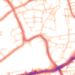 Daytime road noise heatmap for CH43 5TT