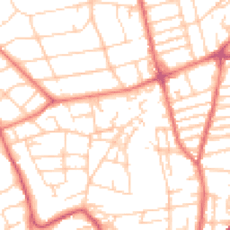 Daytime road noise heatmap for CH43 5XH