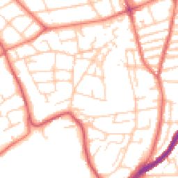 Daytime road noise heatmap for CH43 5XJ