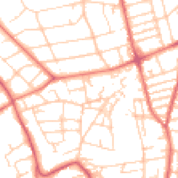Daytime road noise heatmap for CH43 6TU