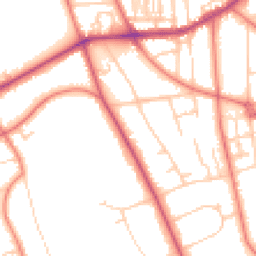 Daytime road noise heatmap for CH43 6TW