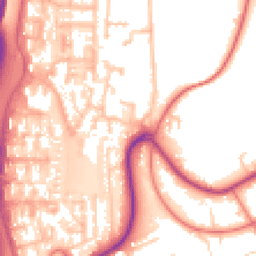 Daytime road noise heatmap for CH43 7NW