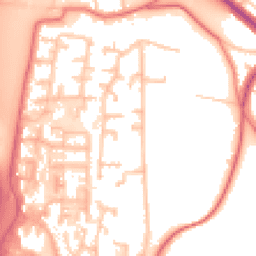 Daytime road noise heatmap for CH43 7QU
