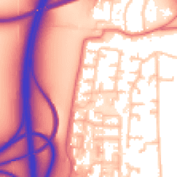 Daytime road noise heatmap for CH43 7YP