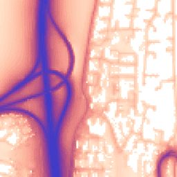 Daytime road noise heatmap for CH43 7ZY