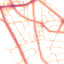 Daytime road noise heatmap for CH43 8TP
