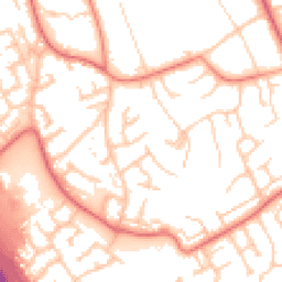 Daytime road noise heatmap for CH43 9QN
