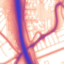 Daytime road noise heatmap for CH43 9UY