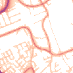 Daytime road noise heatmap for CH43 9WU