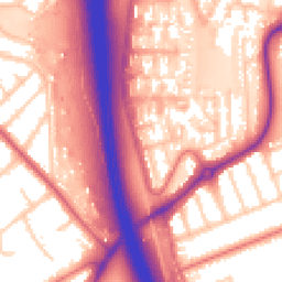 Daytime road noise heatmap for CH43 9XB