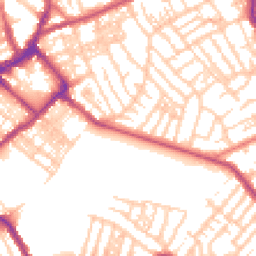 Daytime road noise heatmap for CH44 0AB