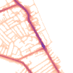 Daytime road noise heatmap for CH44 0AF